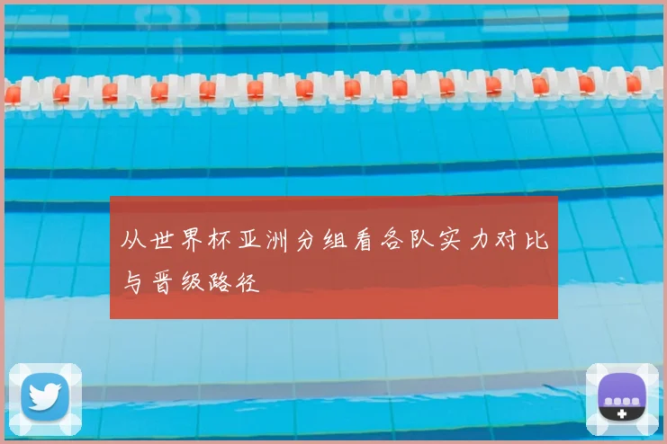 从世界杯亚洲分组看各队实力对比与晋级路径